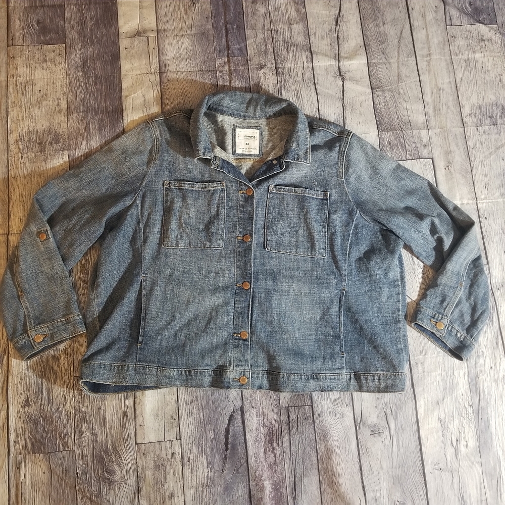 Sonoma denim jacket 3x